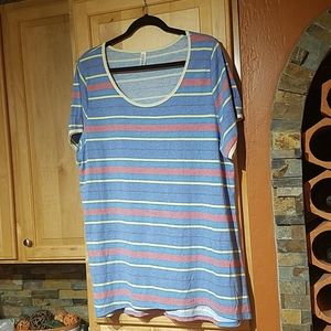 Lularoe Classic T Multicolor Short Sleeve Top Tee